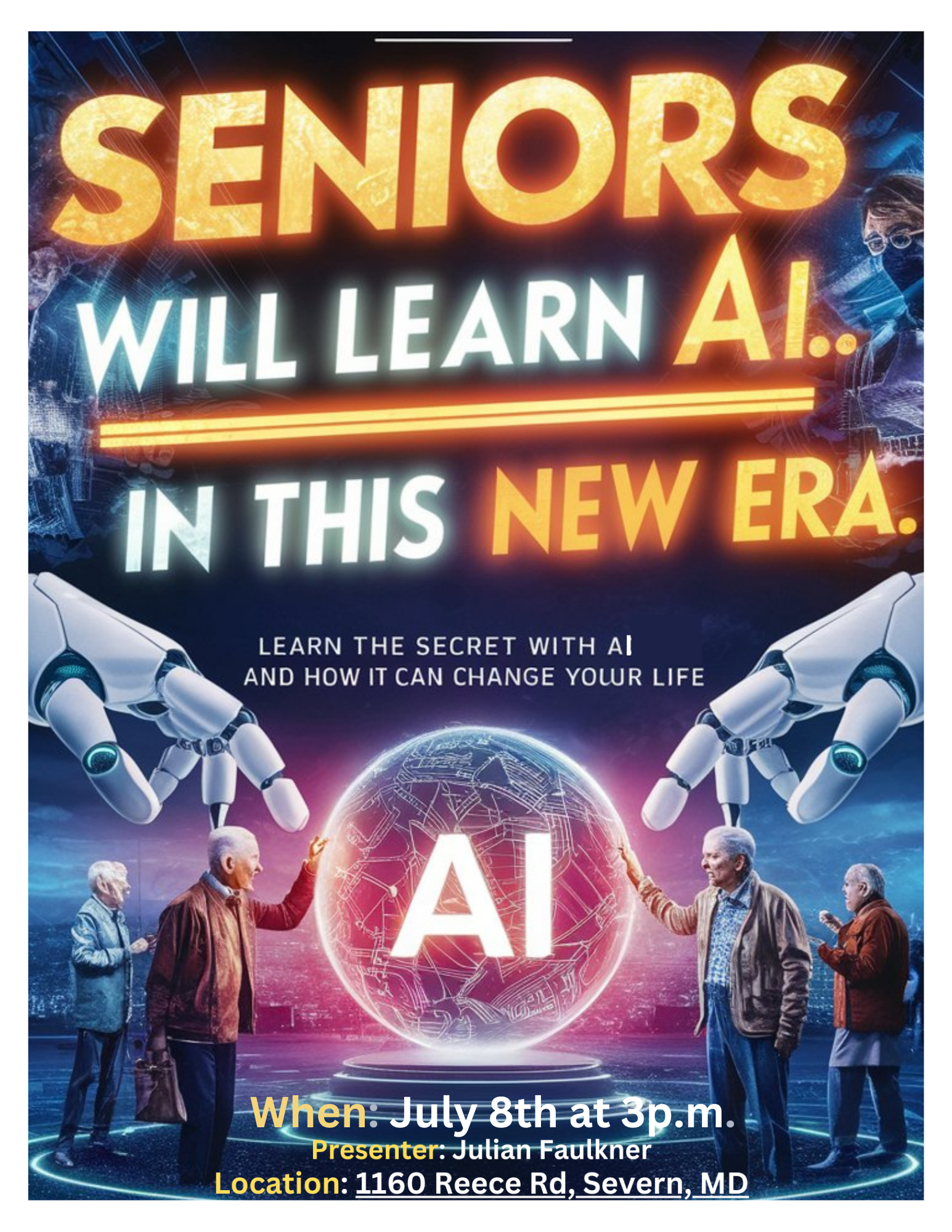 Seniors Will Learn A.I. in This New Era